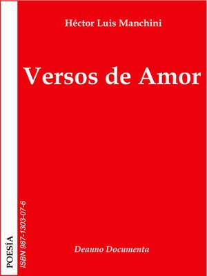 cover image of Versos de amor